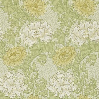 Morris &amp; Co Chrysanthemum Pale Olive 212545