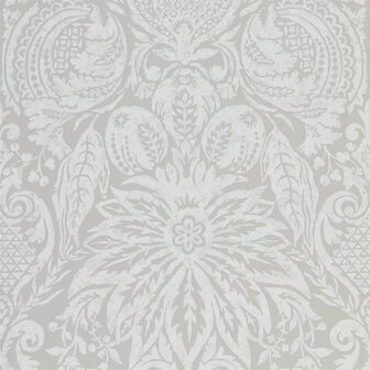 Zoffany Darnley Mitford Damask 312863 Platinum Grey