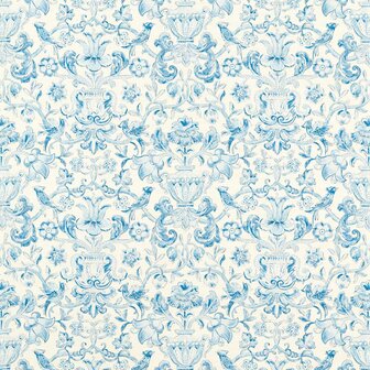 Zoffany Pompadour Print Indigo 313015