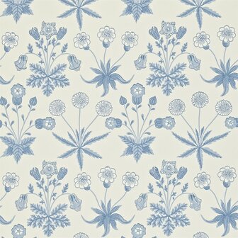 Morris &amp; Co Daisy Blue ivory 212561