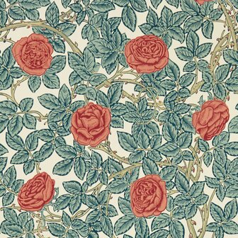 Morris &amp; Co Emery Walker&rsquo;s House Rambling Rose Emery Blue Madder 217206