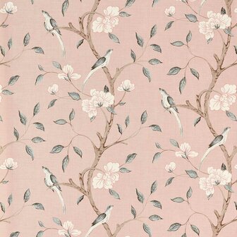 Zoffany  Arcadian Thames Eleonora Print Tuscan Pink 313045