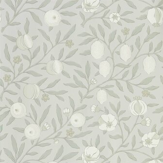 Morris &amp; Co Pure Morris North Wallpapers Fruit Grey Blue 216540