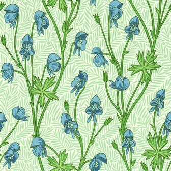 Morris &amp; Co Monkshood Goblin Green 217343