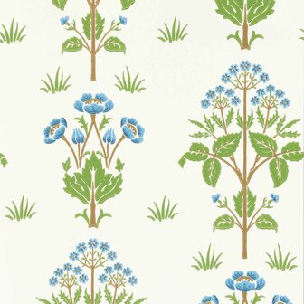 Morris &amp; Co Morris and Friends Meadow Cobalt Green 217368