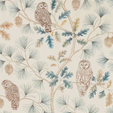 Sanderson Owlswick Teal 216595