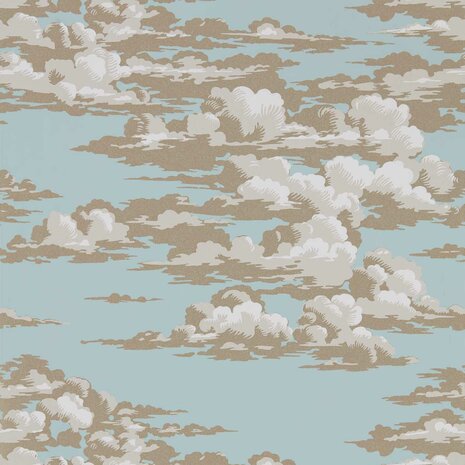 Sanderson Silvi Clouds English Blue 216601