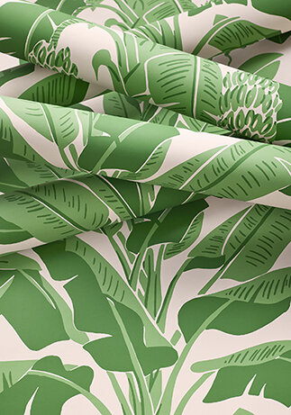 Thibaut Palm Grove Banana Tree Green  T13914 