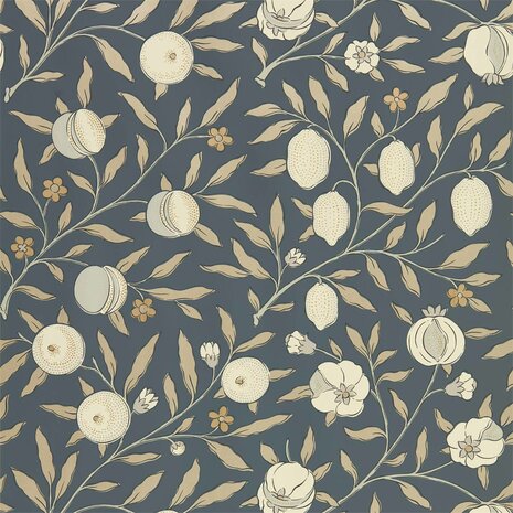 Morris & Co Pure Morris North Wallpapers Fruit Black Ink 216543