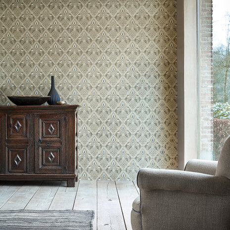 Morris & Co Pure Morris North Wallpapers Pure Trellis Lightish Grey 216528