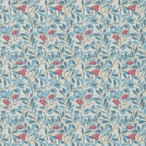 Morris & Co Compilation Wallpaper Arbutus Woad Russet 216809